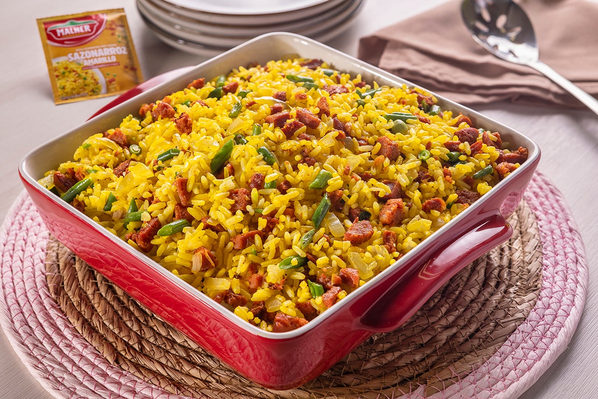 ARROZ CON CHORIZO Y EJOTE ARROZ CON CHORIZO Y EJOTE