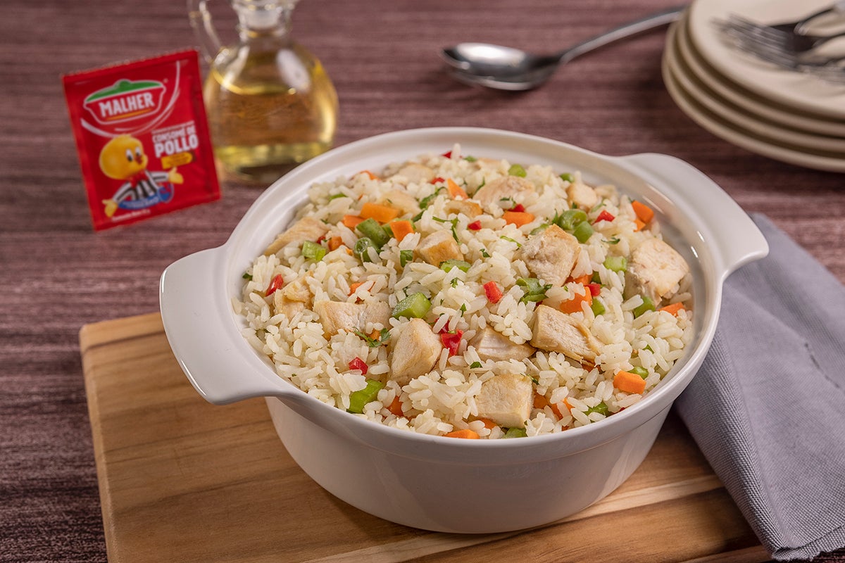 POLLO CON ARROZ Y VERDURAS POLLO CON ARROZ Y VERDURAS