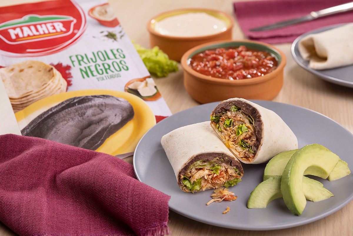 Receta Burritos de Frijol Receta Burritos de Frijol