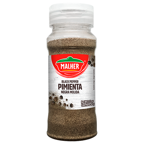 MALHER De La Huerta Pimienta Negra Molida Frasco 