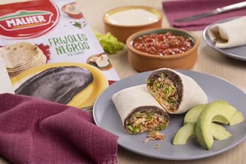 Receta Burritos de Frijol 