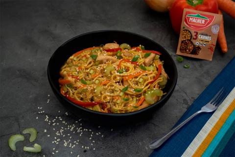 "receta de chomin","chow mein receta original","chow mein de pollo"