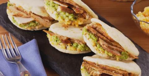 Deliciosas arepas de pollo para toda la familia